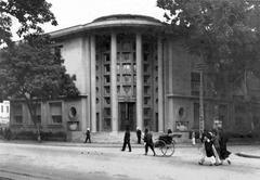 Old post office building at the corner of Dinh Tien Hoang street and Dinh Le street