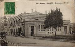 Old Hanoi Post Office building at the corner of Dinh Tien Hoang street and Le Thach street
