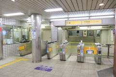 Osaka Metro Hommachi Station central west ticket gate