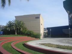 Modern exterior of Museum of Contemporary Art MOCA at Pacific Design Center West Hollywood
