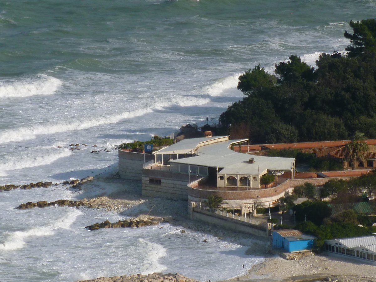 Forte Napoleonico Di Portonovo fortress overlooking the sea in Ancona Italy