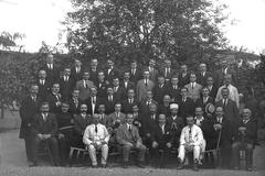 Members of the first Albanian Parliament in 1921