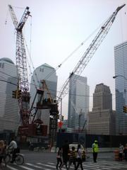 National September 11 Memorial and Museum under construction in July 2009
