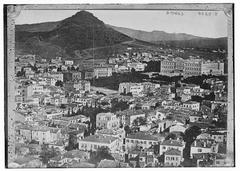 Historic view of Athens, Greece between 1915 and 1920