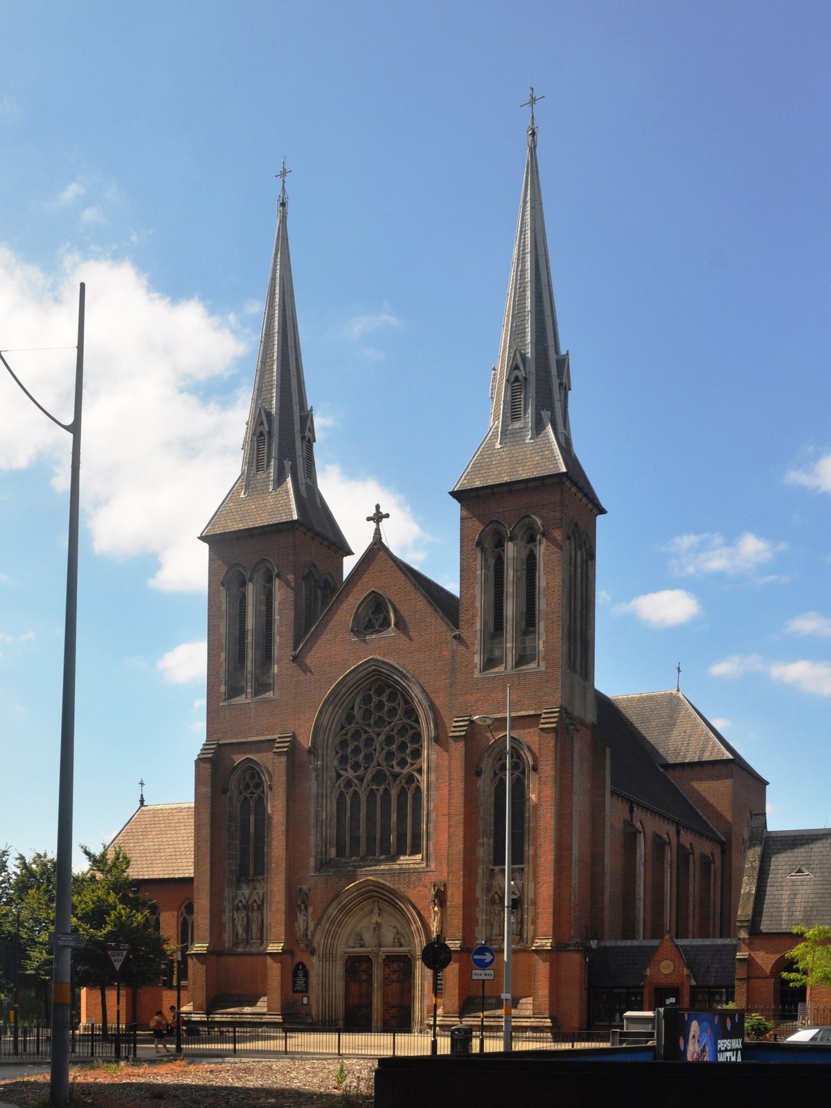 St Chad's Cathedral on St Chad's Queensway in Birmingham, a historic listed building