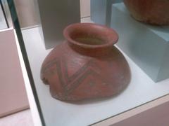 Ancient pottery with swastika decoration in the Museum of History of Yerevan