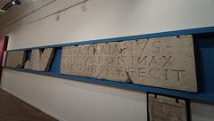 Latin inscription of Emperor Trajan on the construction work of the IV Scythian Legion from 116 AD in Pokr Vedi, Armenia