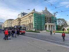 Mahenovo Theater on Malinovske Square in Brno