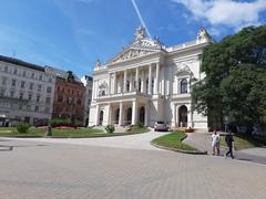 Façade renovation of Mahenovo Theatre in progress