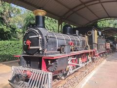 F1-734 locomotive, India's first indigenously built locomotive, displayed at National Rail Museum, New Delhi