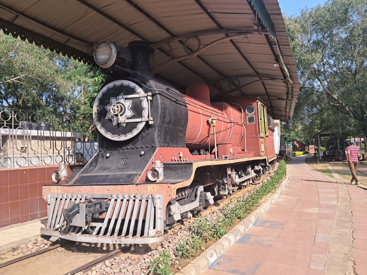 Locomotive M2 162 of the BB&CI Railway at National Rail Museum New Delhi