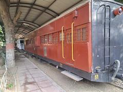 Bhavnagar State Railway coach displayed at National Rail Museum Chanakyapuri New Delhi India
