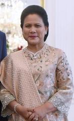 President Joko Widodo and Iriana welcoming visiting foreign leaders at Merdeka Palace Jakarta in October 2019