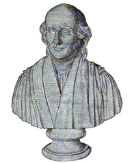 Bust portrait of James Freeman
