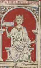 Portrait of William II of England in medieval attire