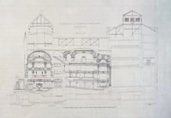 Section drawing of the Royal Dramatic Theatre by Fredrik Lilljekvist