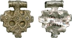 Slavic pendant from Kievan Rus era, found in Kiev district, Kyiv