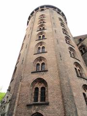 Rundetårn tower in Copenhagen, Denmark under blue sky