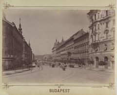 Szent István (Lipót) körút looking towards Nyugati tér, Budapest, circa 1895