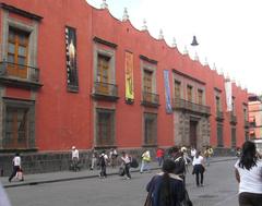 Museum of the Secretariat of Finance and Public Credit building on Moneda Street near Zocalo in Mexico City
