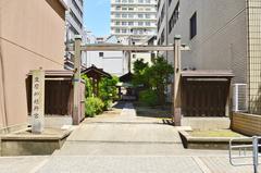 Soma Shrine Angu, traditional Japanese shrine architecture with wooden structures and stone lanterns