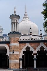 Sultan Abdul Samad Jamek Mosque in Kuala Lumpur with blue sky