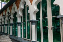 Interior of Sultan Abdul Samad Jamek Mosque Kuala Lumpur