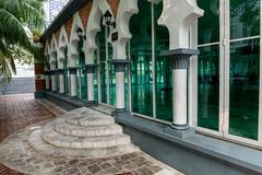 Interior of Sultan Abdul Samad Jamek Mosque Kuala Lumpur