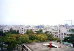 Sugimoto Campus of Osaka City University with Building 3 and Building 2 in October 1991