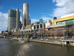 Crown Casino Complex Melbourne from Spencer Street Bridge