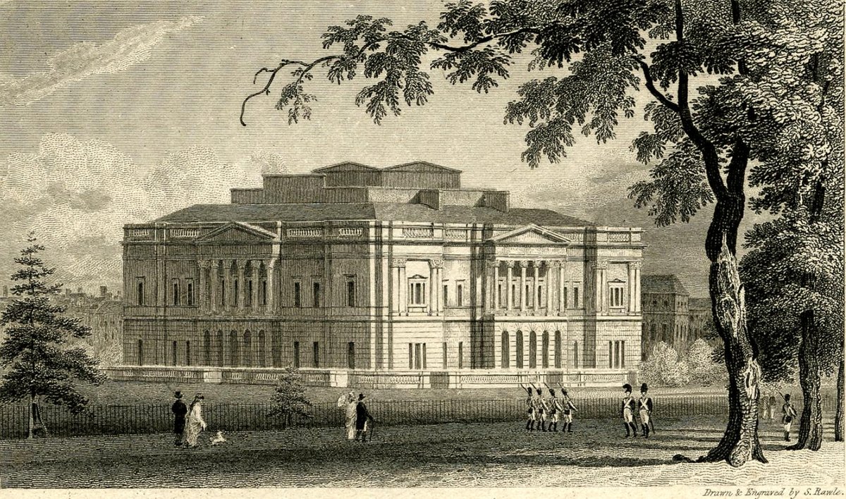 York House Pall Mall London early 19th century by Samuel Rawle