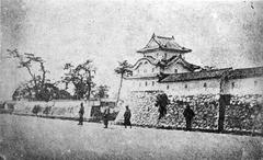 Fushimi Yagura turret of Amagasaki Castle in Japan
