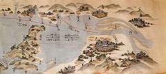 Map of shipping route from Osaka to Matsue
