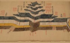 Amagasaki Castle old map
