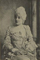 Hariclea Darclée as Manon in the opera Manon at Saint Charles Royal Theatre Lisbon 1896