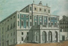 Theatro Real de São Carlos in the first half of the 19th century