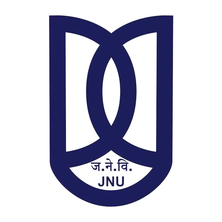 Jawaharlal Nehru University logo with symbolic design