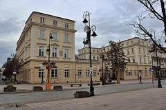 Czapski Palace outbuildings in Warsaw Poland