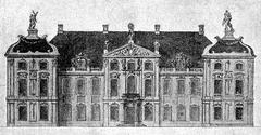 Historic Czapski Palace in Warsaw built between 1713 and 1718