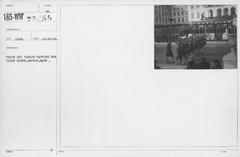 Peace Day Parade passing the State House in Boston, Massachusetts on November 12, 1918