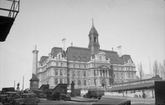 Montreal City Hall building on Notre Dame Street