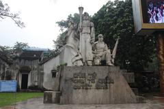Hanoi Martyr's Monument near Hoan Kiem Lake in Hanoi, Vietnam