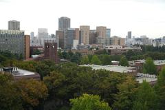 View of Hongo Campus at University of Tokyo from Engineering Building 11