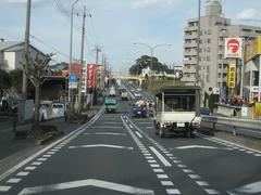 Saitama Prefecture Road No. 68 in Wako City towards Toda