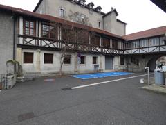 Façade des frises at Château de Bellegarde in Thonon-les-Bains