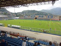 Stadio Giuseppe Sinigaglia Como view of the opposite stand