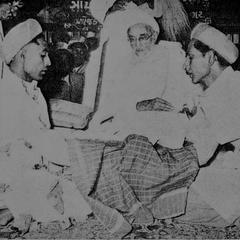 Syedna Taher Saifuddin presiding over the first-ever Rasm-e-Saifee Nikah ceremony in Jamnagar
