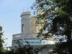 Helsinki Observatory building on Observatory Hill with clear sky