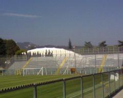 Curva Piscina section at Alberto Picco stadium in La Spezia, Italy