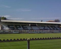 Tribuna dello stadio Alberto Picco in La Spezia, Italy